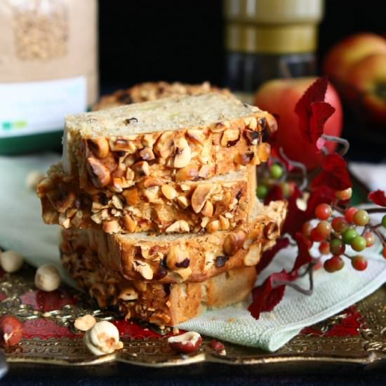 SF Spiced Apple Hazelnut Bread