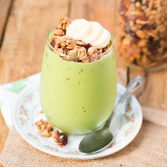 Protein Green Smoothie Parfait