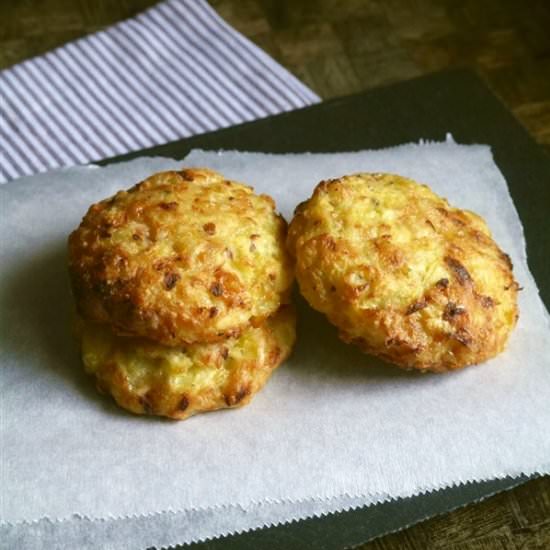 Cheese and Onion Potato Cakes