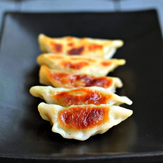 Gyozas with Homemade Gyoza Wrappers