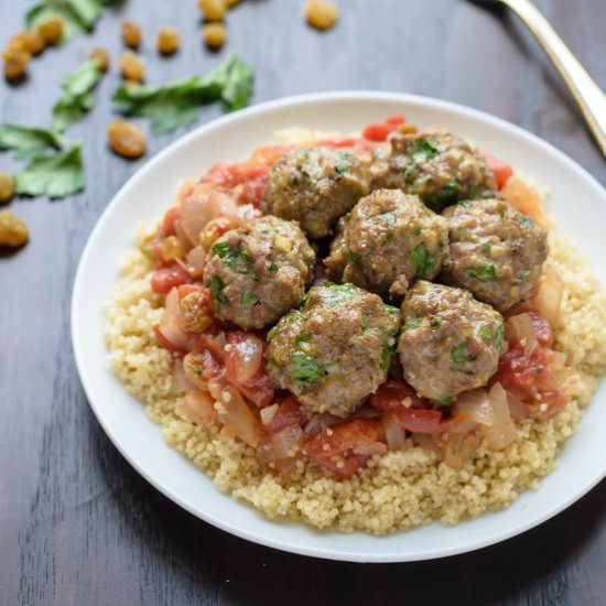 Moroccan Turkey Meatballs