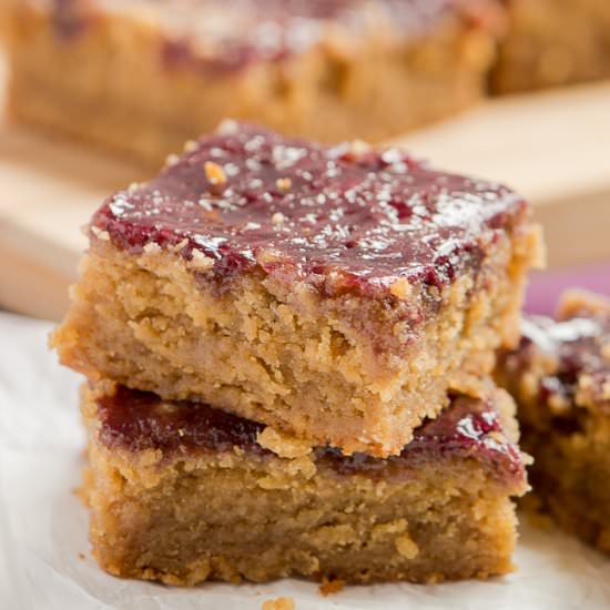 Peanut Butter and Jelly Bars