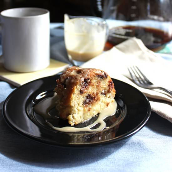 Irish Coffee Glazed Banana Cake