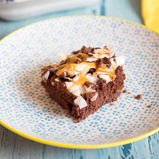 Paleo Samoa Brownies