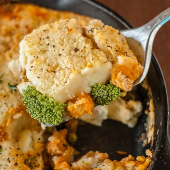 Broccoli & Chicken Shepherd’s Pie