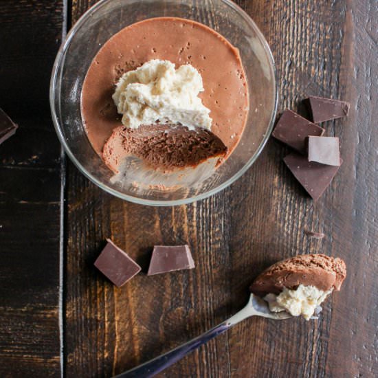 Salted Chocolate Pot de Creme