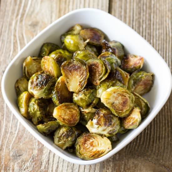 Maple Syrup Roasted Brussels Sprout