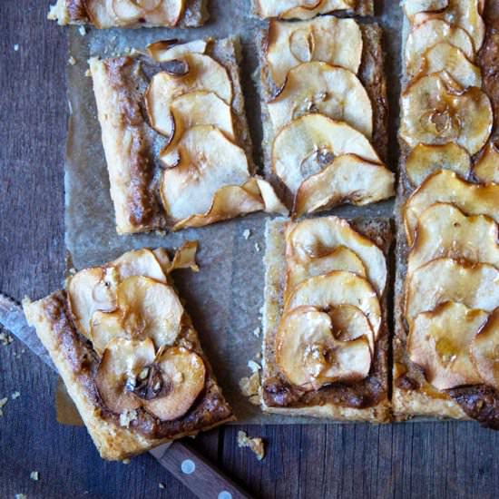 Apple, Walnut and Honey Tart