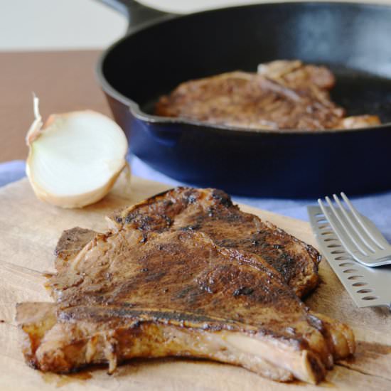 Coffee Rub Ribeye Steak
