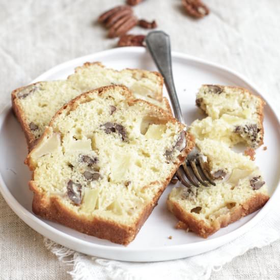 Apple pecan quick bread