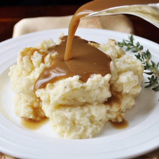 Vegan Porcini Mushroom Gravy