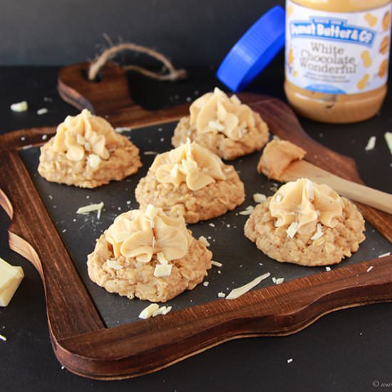 White Chocolate Peanut Butter Cookies