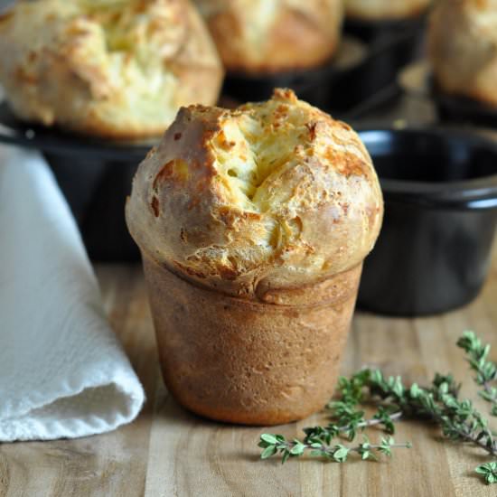 Popovers with Gruyere and Thyme