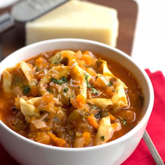 Quick & Hearty Tortellini Soup