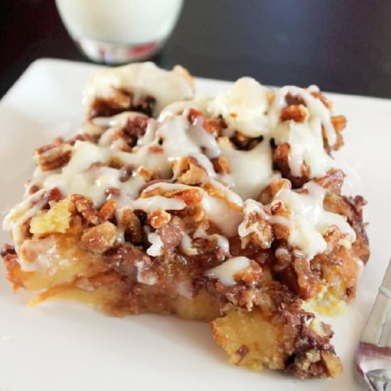 butter pecan bread pudding