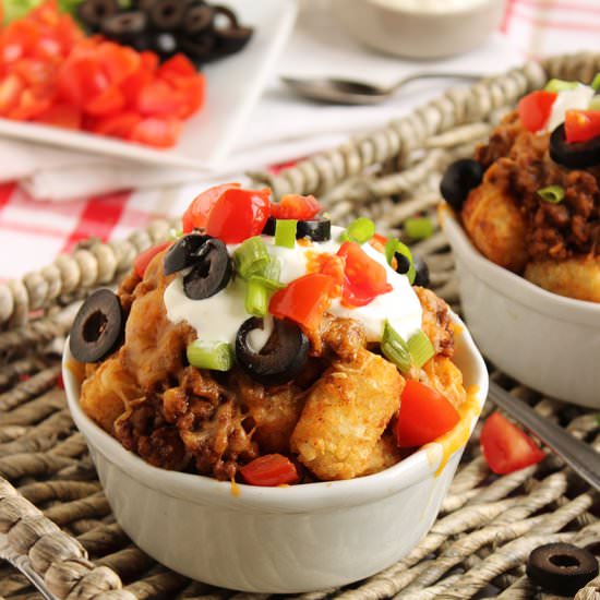 Loaded Taco Tater Tots
