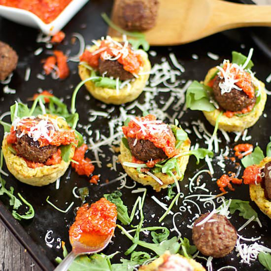 Vegan Spaghetti & Meatball Sliders