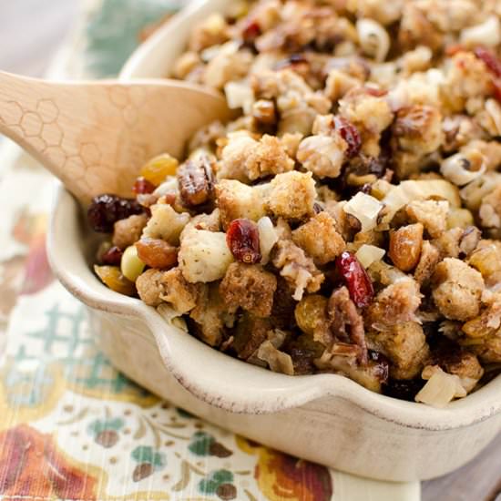 Crock Pot Cranberry Pecan Stuffing