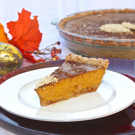 Honey’d Paleo Pumpkin Pie