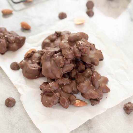 Dark Chocolate Almond Clusters