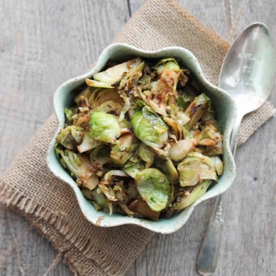 Balsamic Dijon Brussels Sprouts