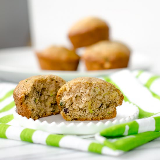 Zucchini Raisin Muffins