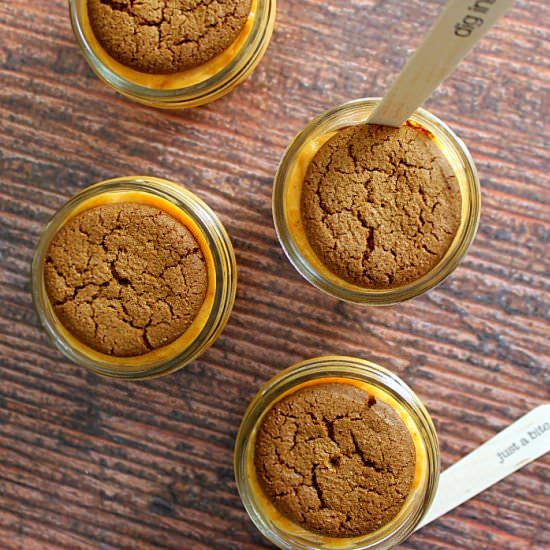 No Bake Pumpkin Cheesecakes
