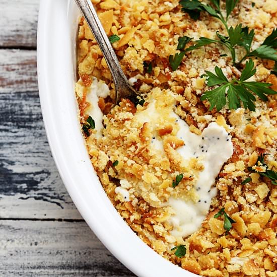 CREAMY POPPY SEED CHICKEN CASSEROLE