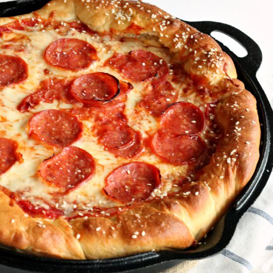 Pretzel Crust Pizza