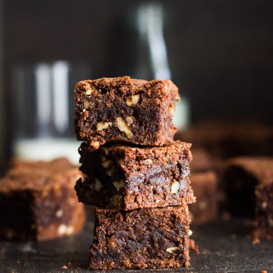 Eggless Amaranth Brownies