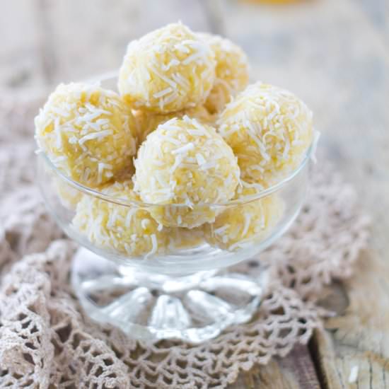 Lemon & Coconut Truffles