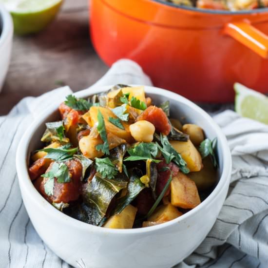 Parsnip & Collard Green Curry