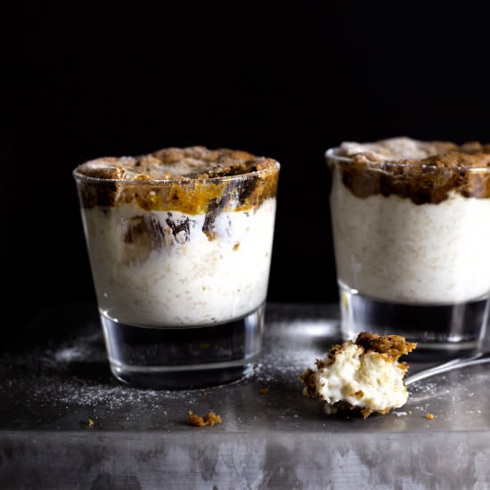 cookie-lidded winter oatmeal