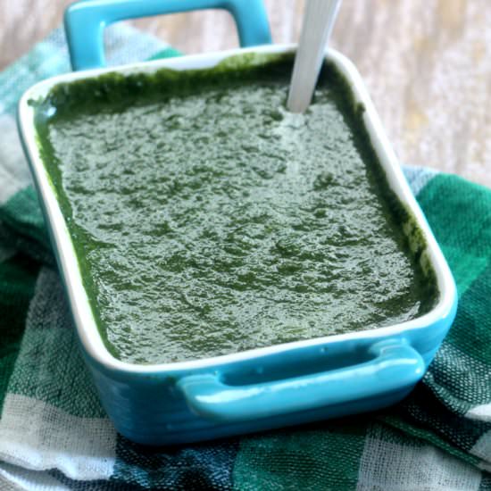 Palak Ki Chutney/ Spinach Dip