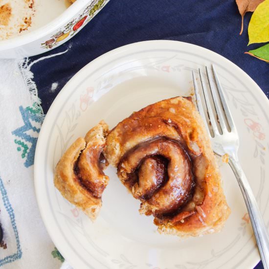 Pretzel Cinnamon Rolls