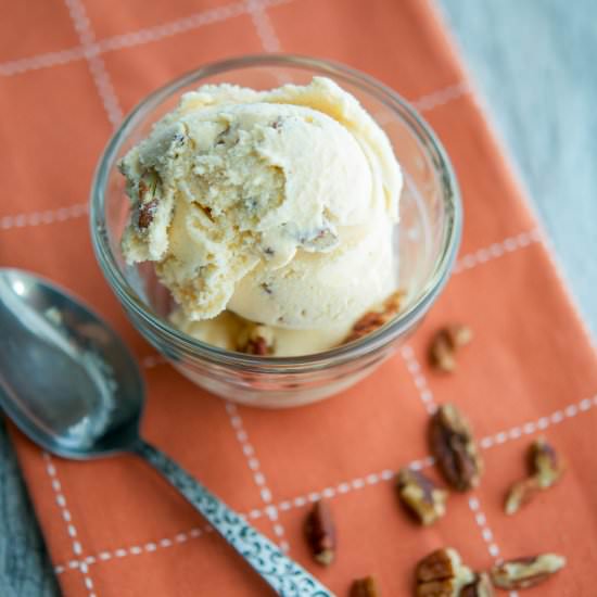 Pumpkin Maple Pecan Ice Cream