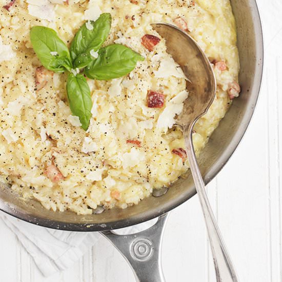 Baked Risotto Carbonara