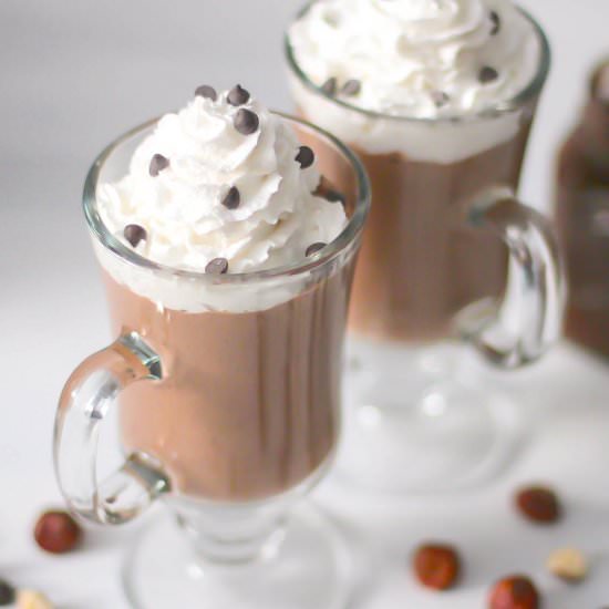 Healthy Nutella Hot Chocolate