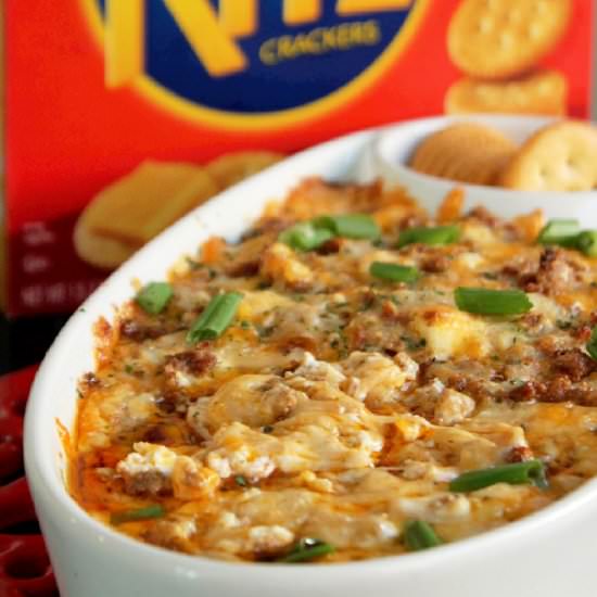 triple cheeseburger dip