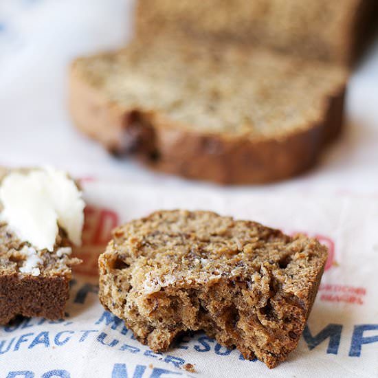 Bananas foster bread
