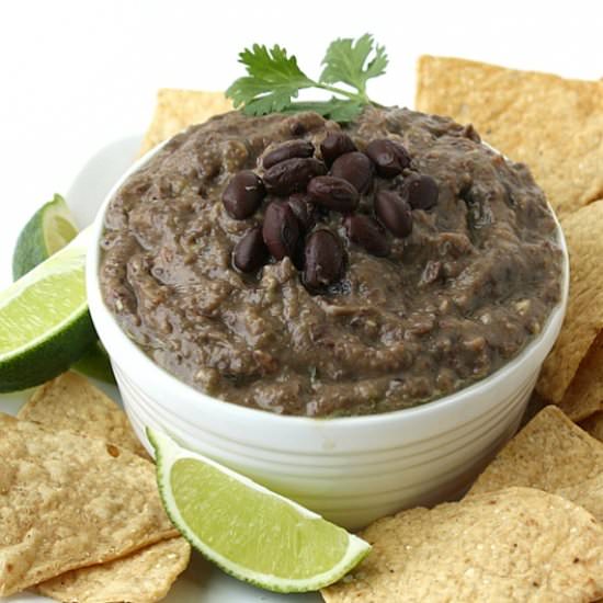 5-Minute Black Bean Avocado Dip