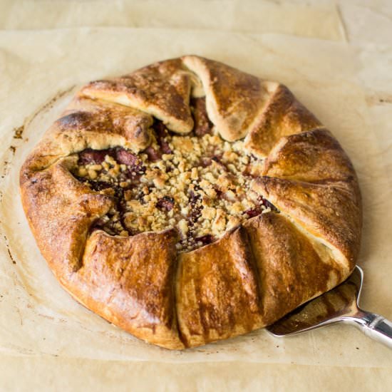 Peach and Ginger Spelt Galette