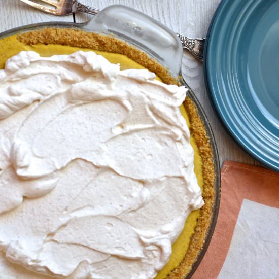 Pumpkin Ice Cream Pie