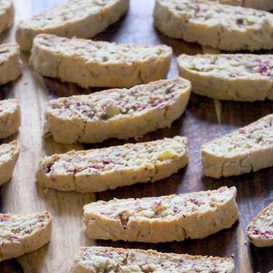 cranberry orange biscotti