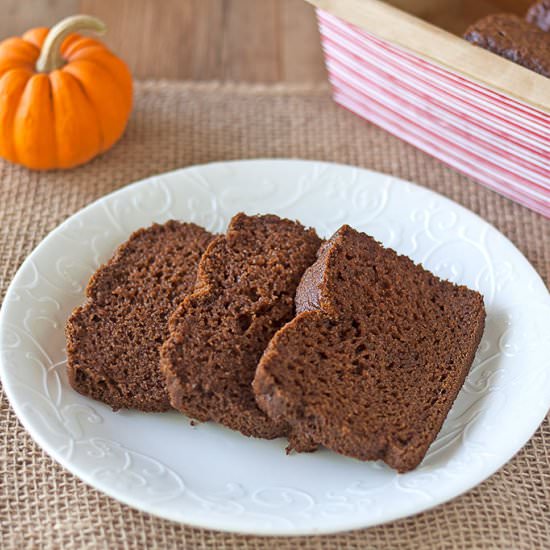 Pumpkin Bread (Paleo)
