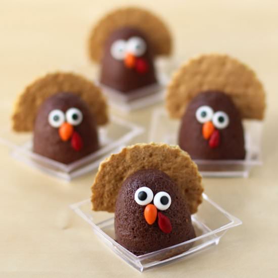 Chocolate Cheesecake Turkeys