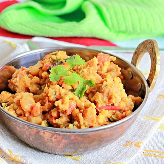 Lentil Fritters Curry