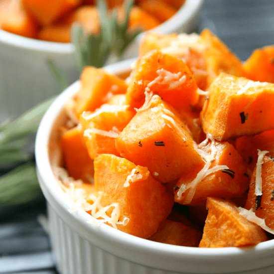 roasted sweet potatoes