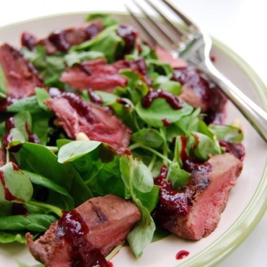 Wood Pigeon Salad