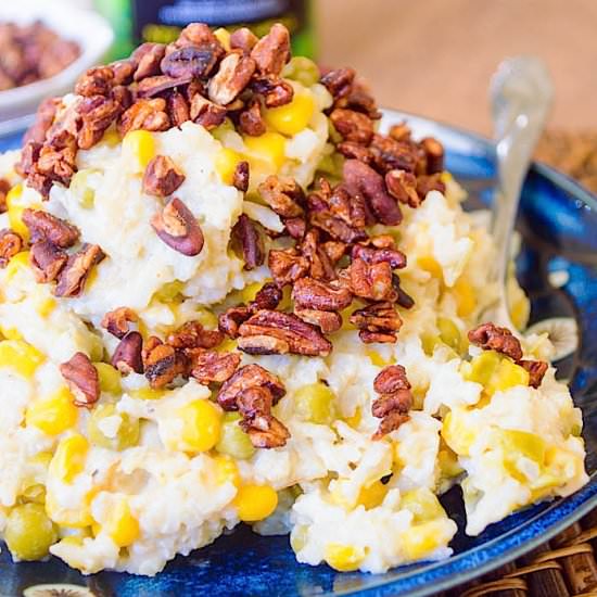 Creamy Coconut & Veggie Brown Rice